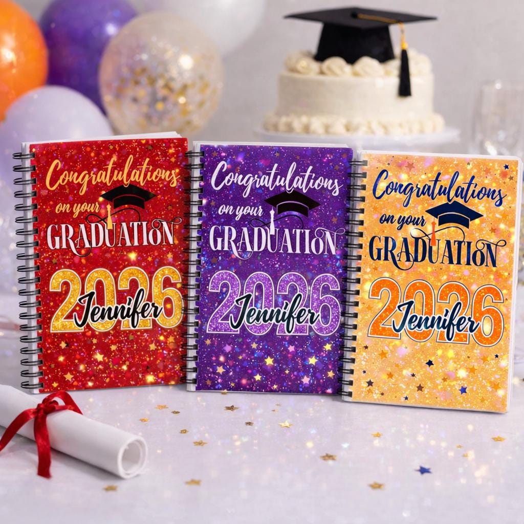College Graduation Gift Card Book - Custom Class of 2026 Keepsake 🎓