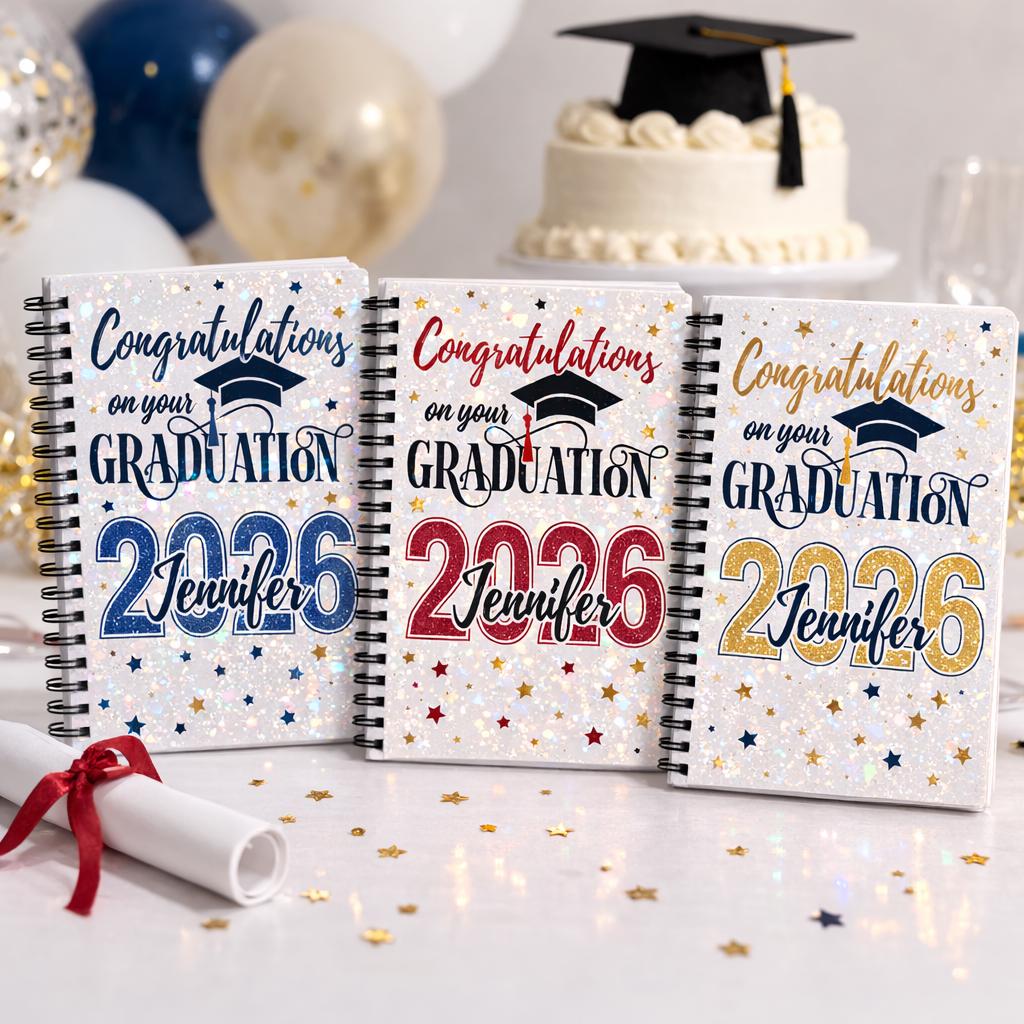College Graduation Gift Card Book - Custom Class of 2026 Keepsake 🎓