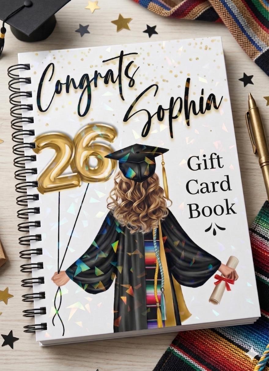 Graduation Gift Card Book – Build Your Own Custom Gift