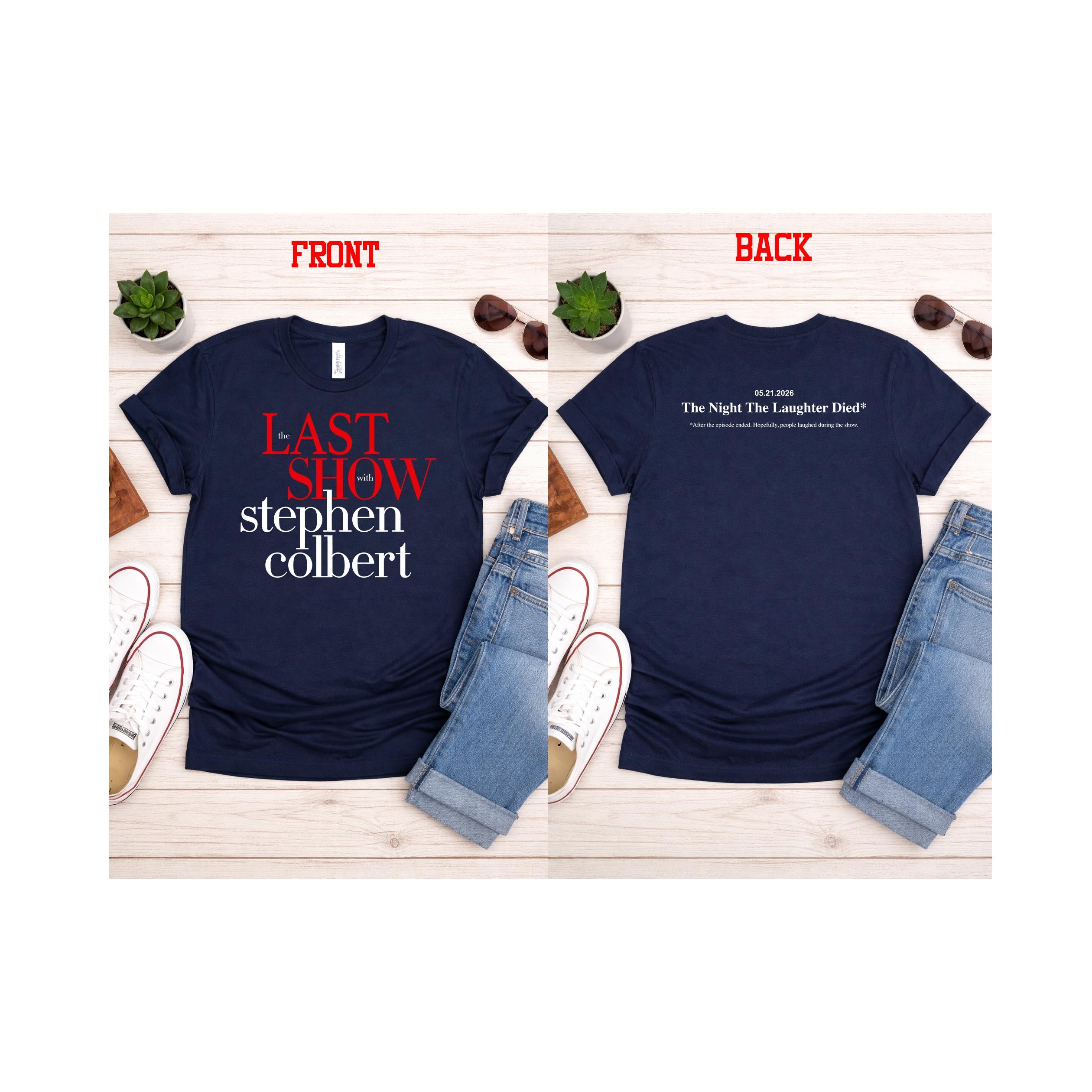 Stephen Colbert T-Shirt – The Last Show Graphic Tee