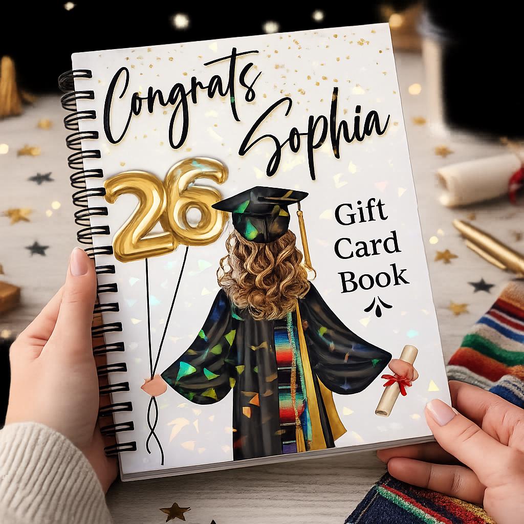 Graduation Gift Card Book – Build Your Own Custom Gift