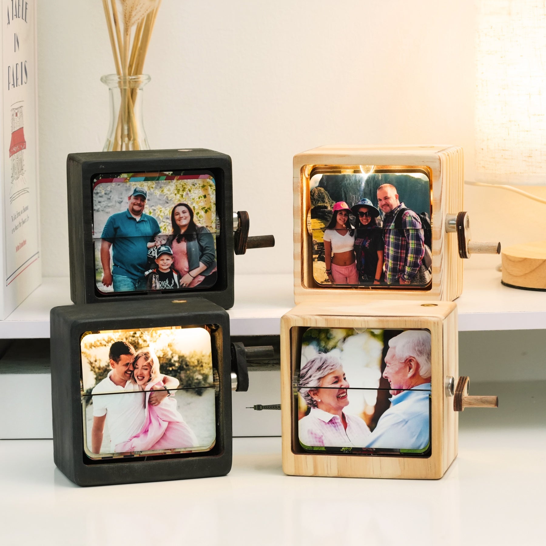 Personalized Flip Photo Box – Capture Moments, Forever