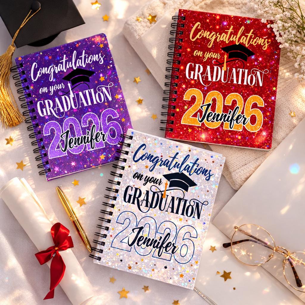 College Graduation Gift Card Book - Custom Class of 2026 Keepsake 🎓