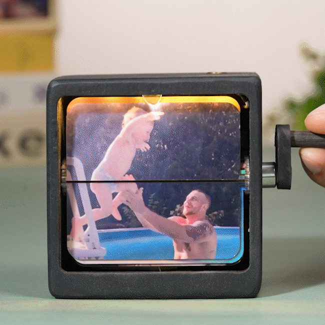 Personalized Flip Photo Box – Capture Moments, Forever