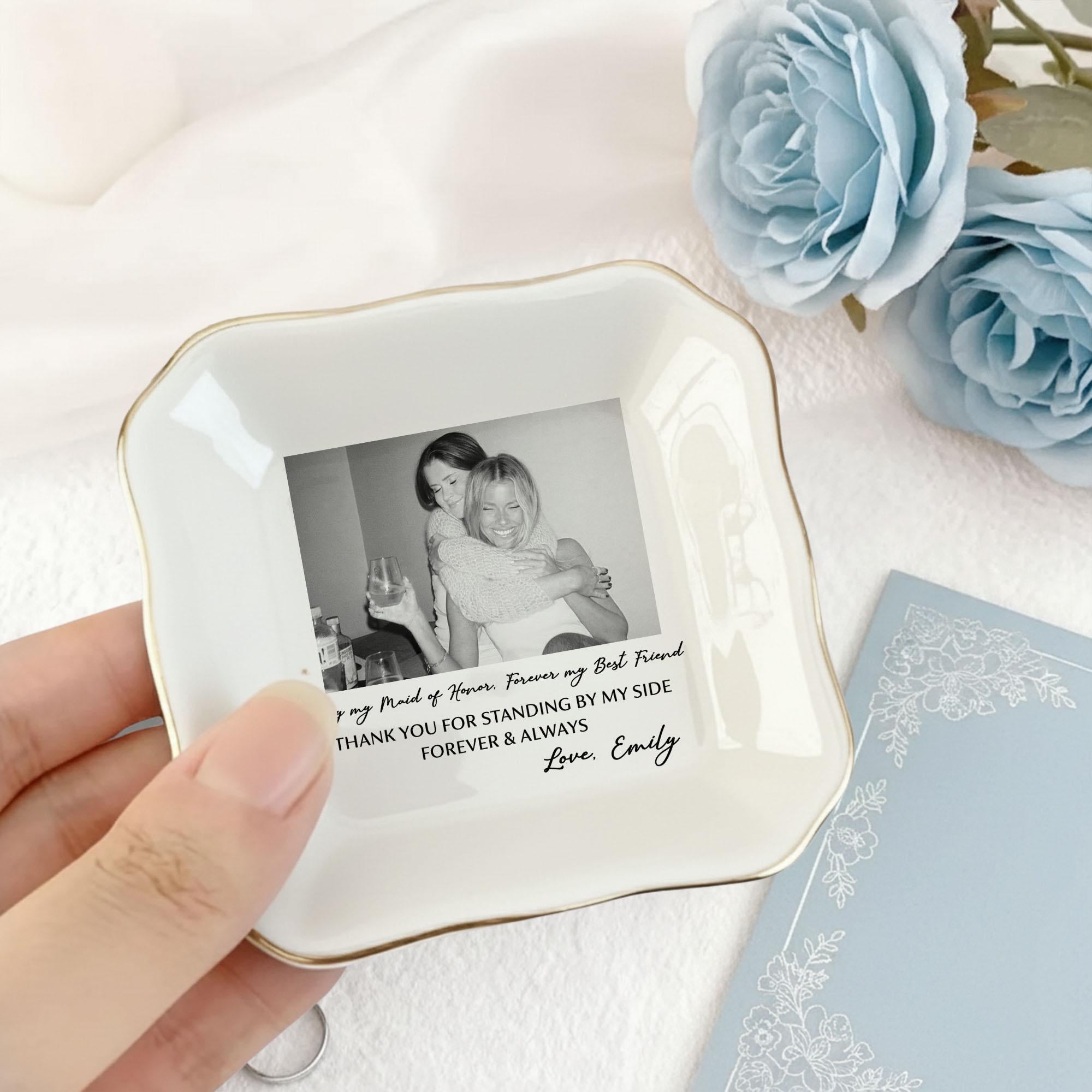 Personalized Maid of Honor Jewelry Tray