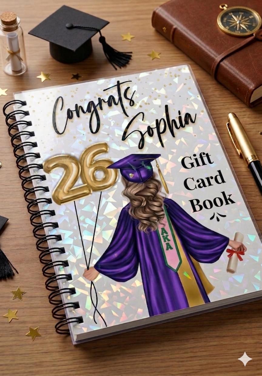 Graduation Gift Card Book – Build Your Own Custom Gift