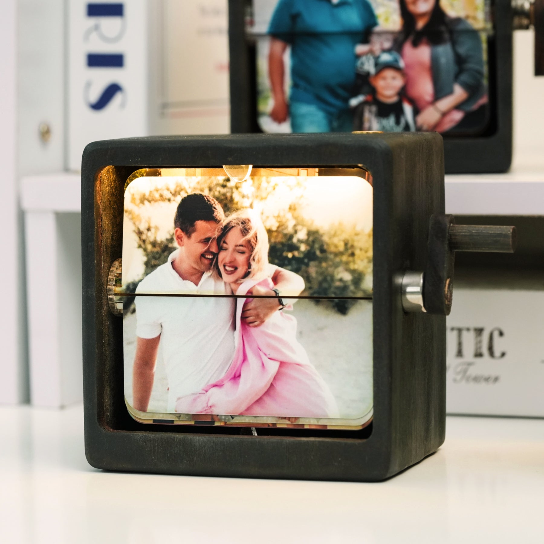 Personalized Flip Photo Box – Capture Moments, Forever