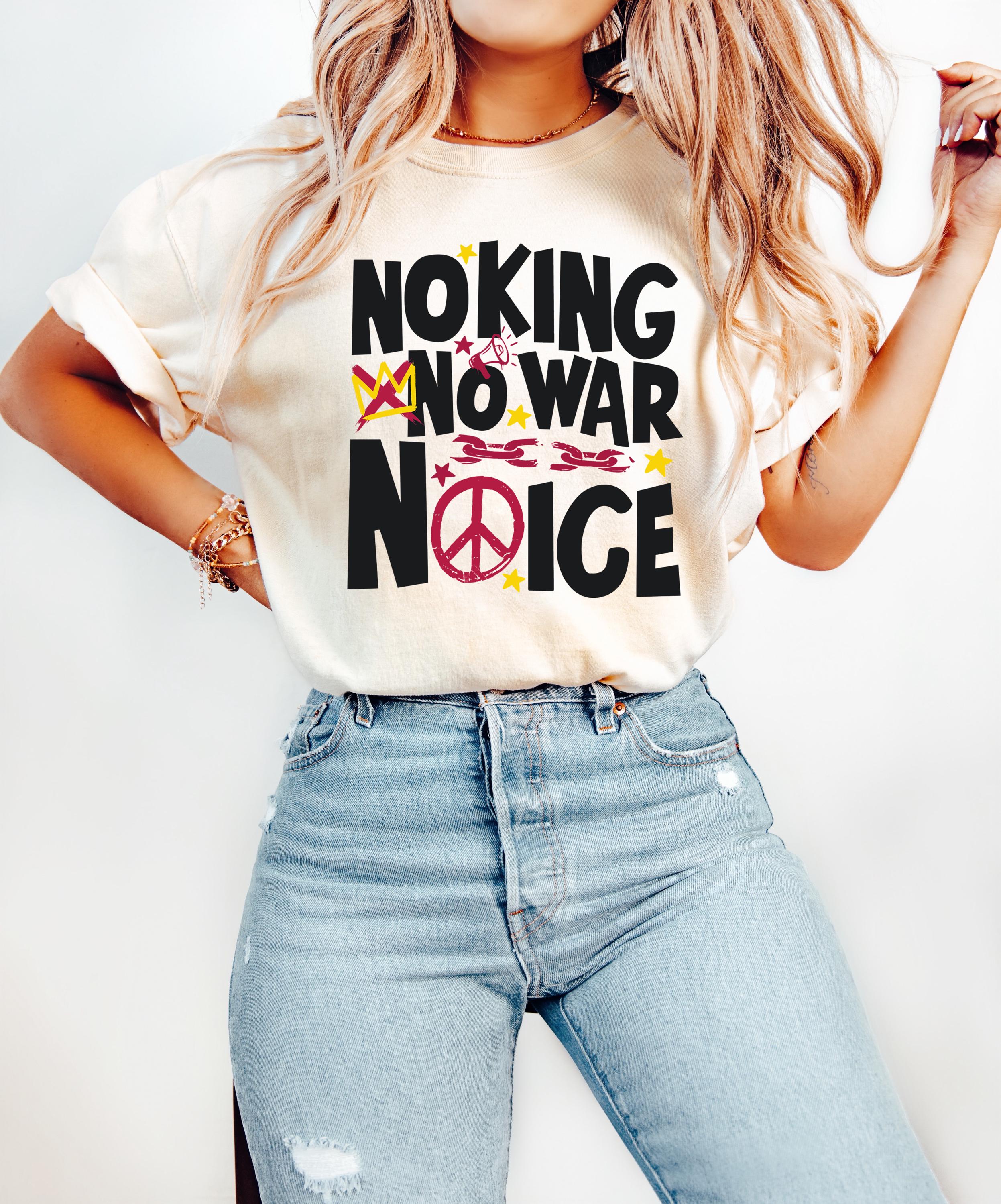 No Kings No Masters Protest T-Shirt – Political Graphic Tee