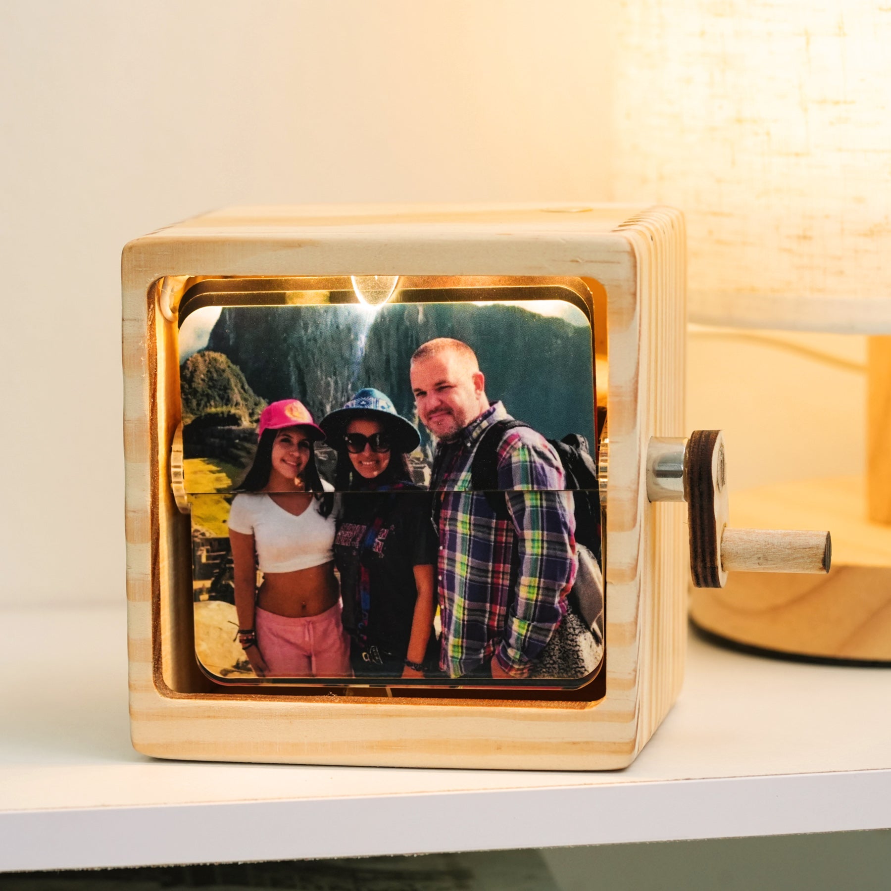 Personalized Flip Photo Box – Capture Moments, Forever