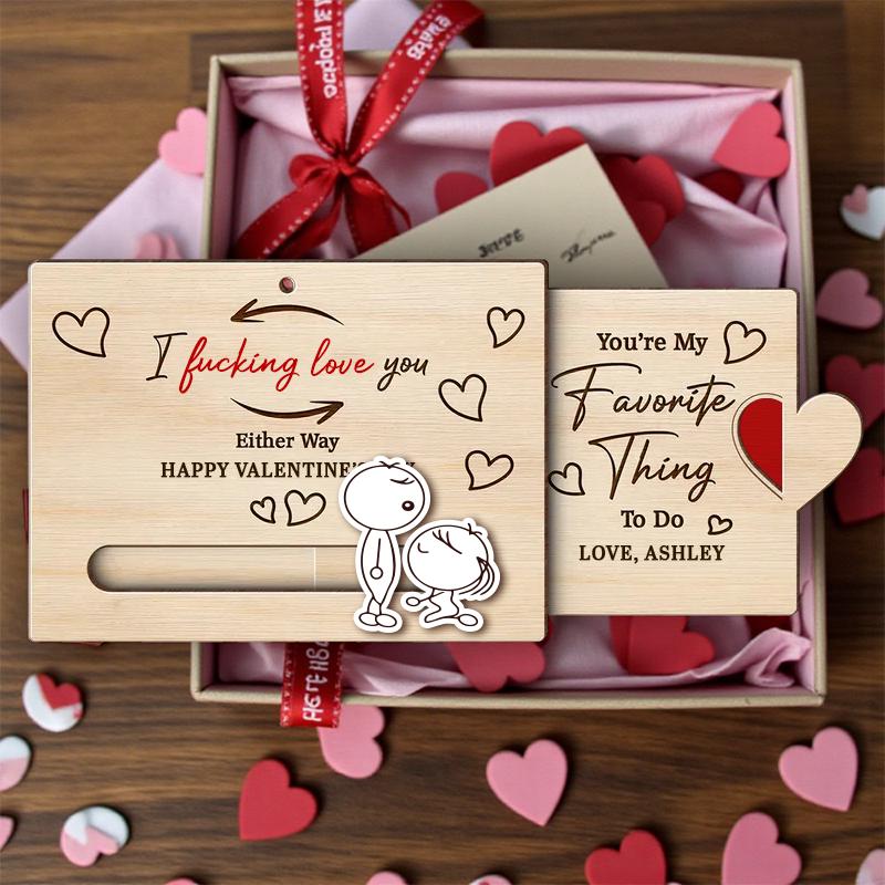 Personalized Valentine's Day Gift Card – Naughty Couple Slider