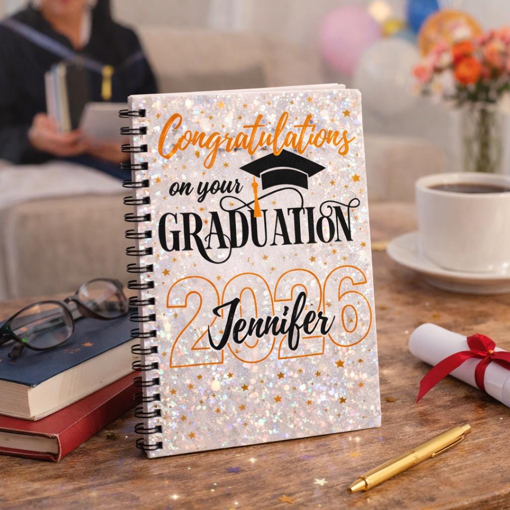 College Graduation Gift Card Book - Custom Class of 2026 Keepsake 🎓
