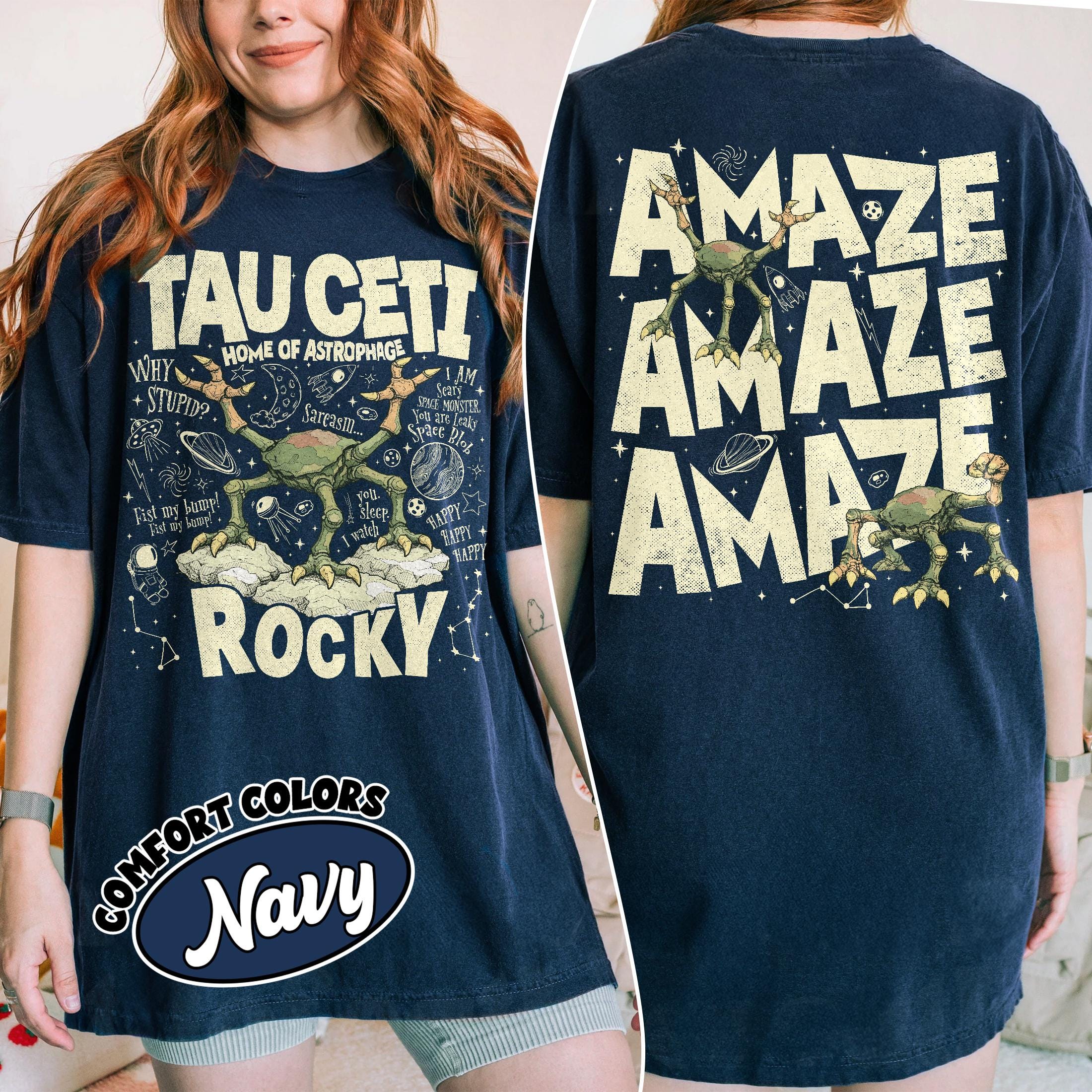 Rocky Tau Ceti Sci-Fi Shirt – Amaze Amaze Tee