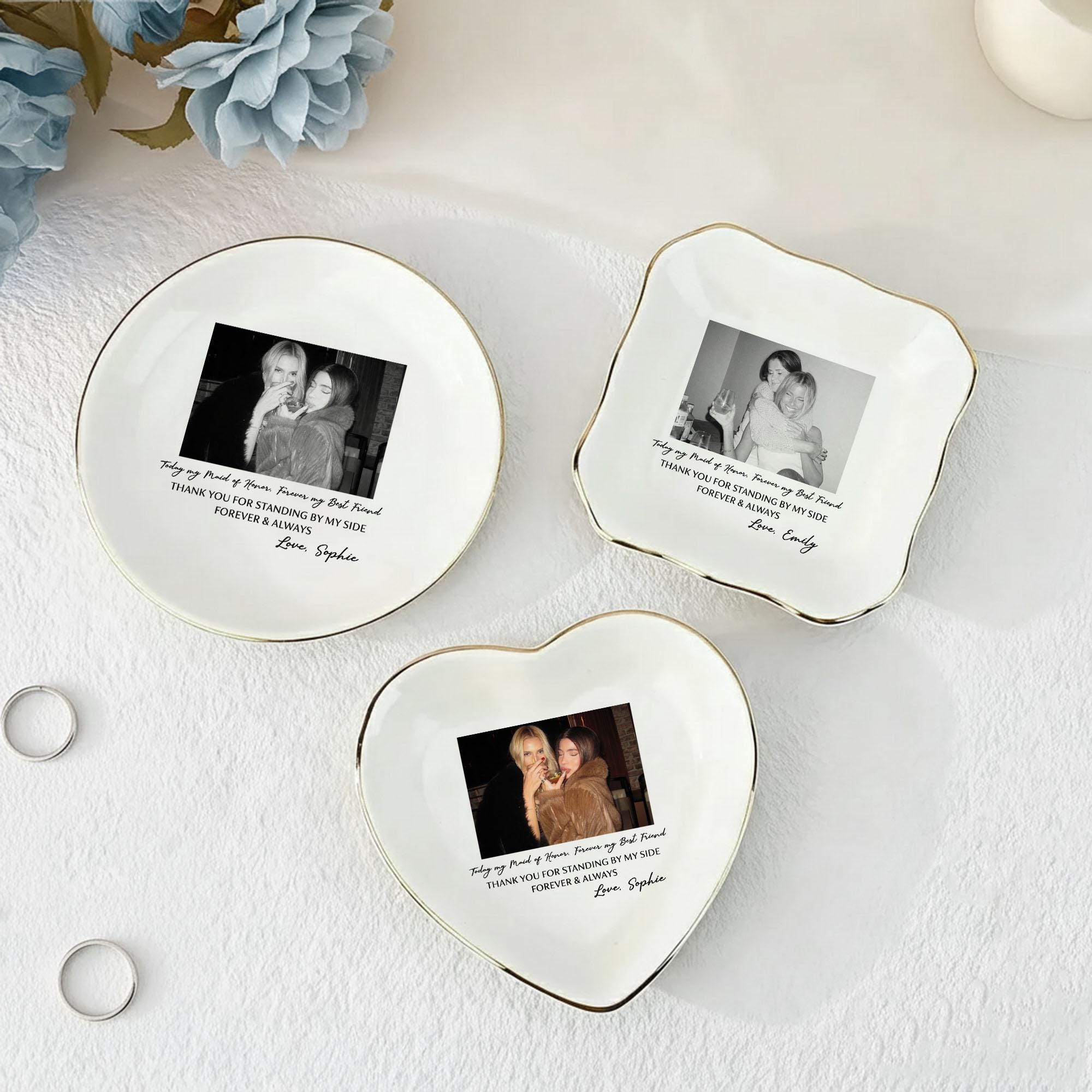 Personalized Maid of Honor Jewelry Tray