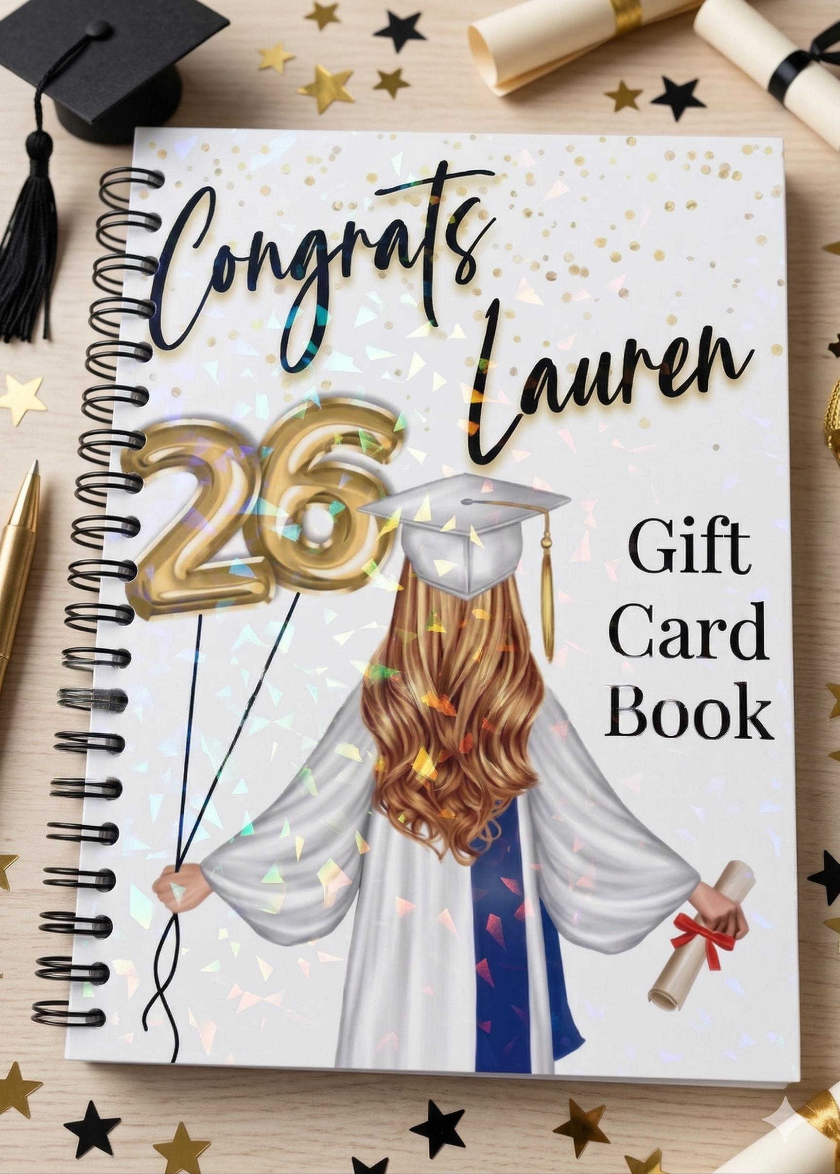 Graduation Gift Card Book – Build Your Own Custom Gift