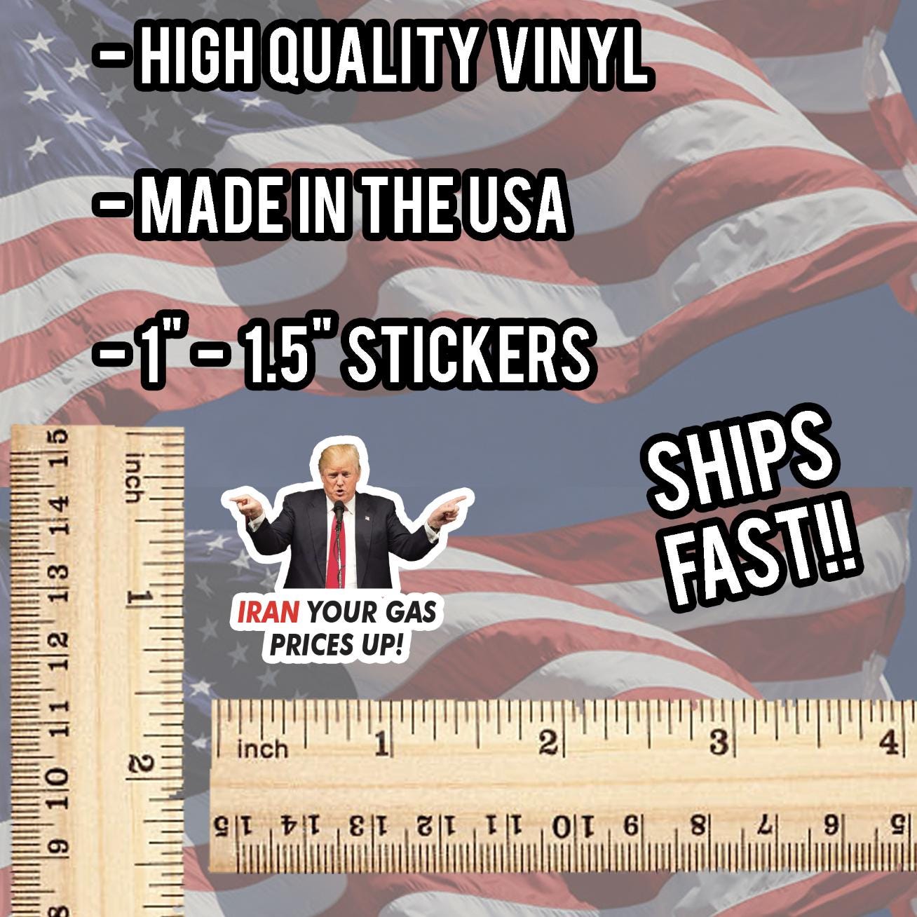 Iran Prices Up Sticker Pack – Funny Gas Pump Stickers
