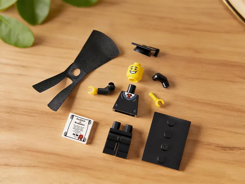 Graduation Brick Minifigure – Custom Graduation Gift