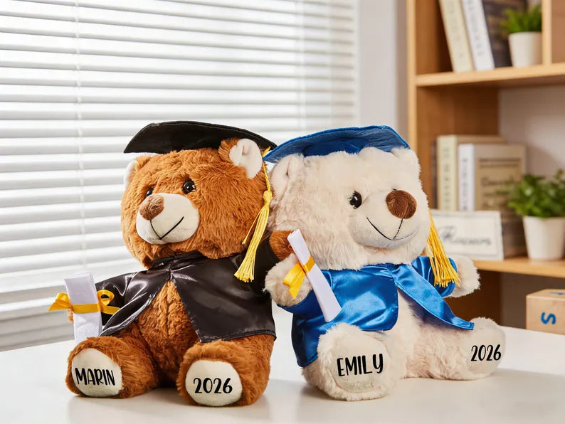 Personalized Graduation Teddy Bear – Custom Name Plush Toy