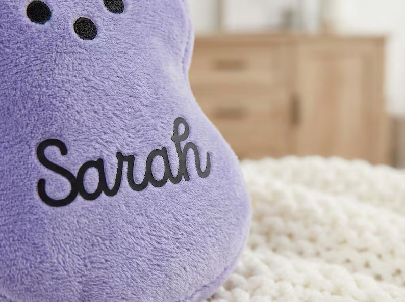 Personalized Easter Bunny Plushie – Custom Name Stuffed Toy