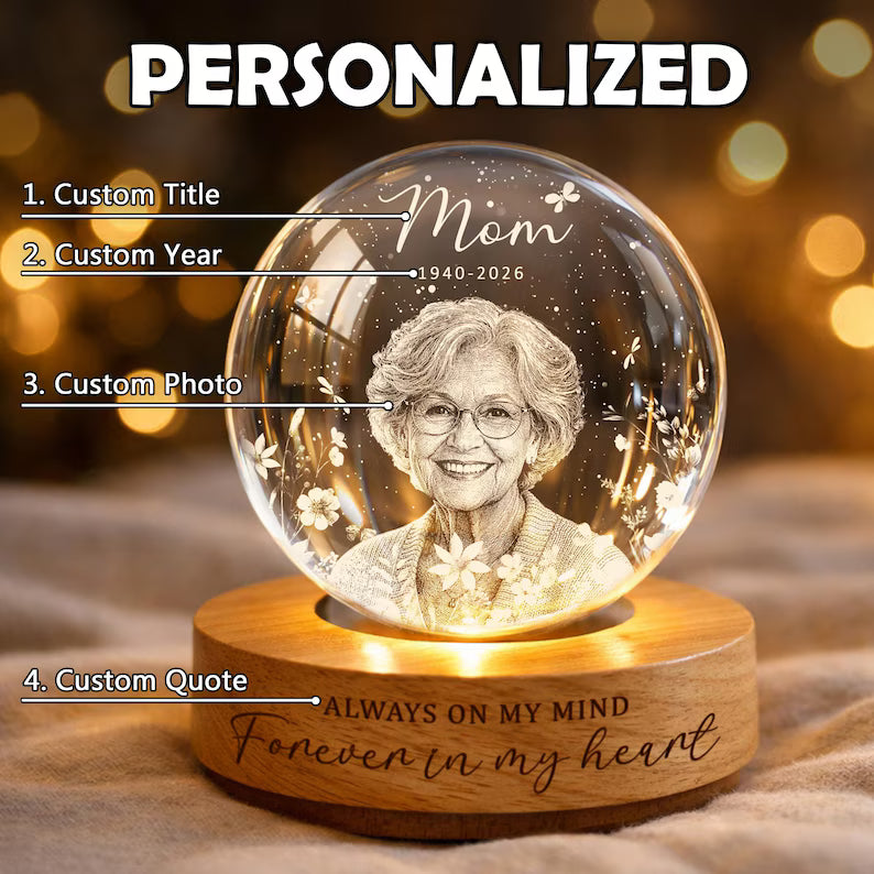 Custom Photo Memorial Night Light