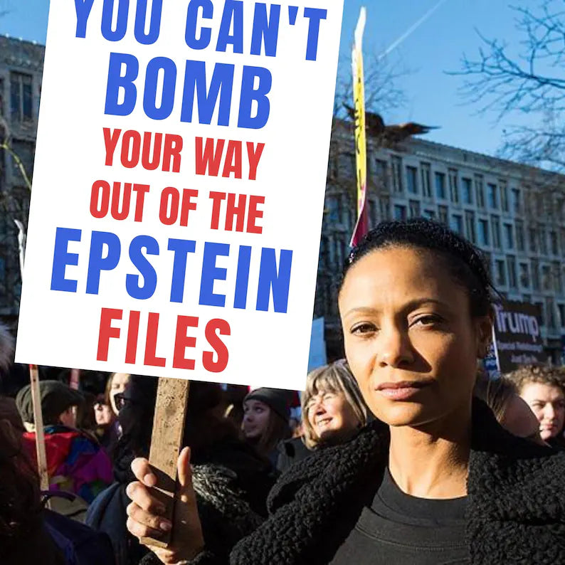 You Can't Bomb Your Way Out Protest Sign, Resist Rally Poster, No Kings Demonstration Sign