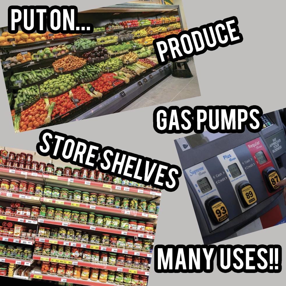 Iran Prices Up Sticker Pack – Funny Gas Pump Stickers