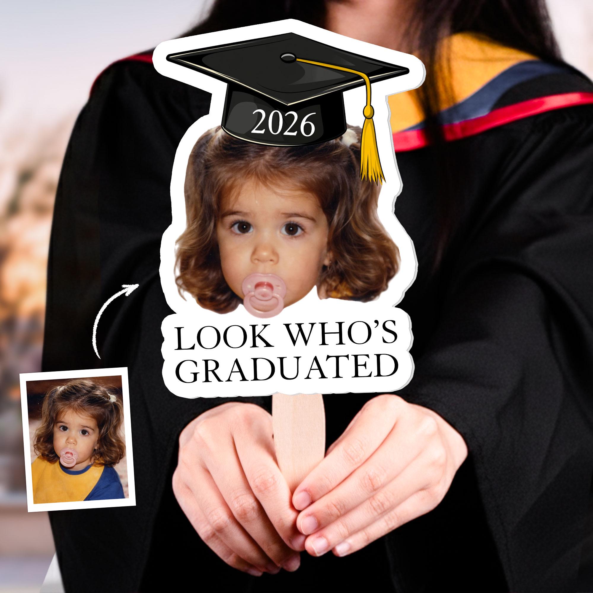 Personalized Graduation Photo Hand Fan