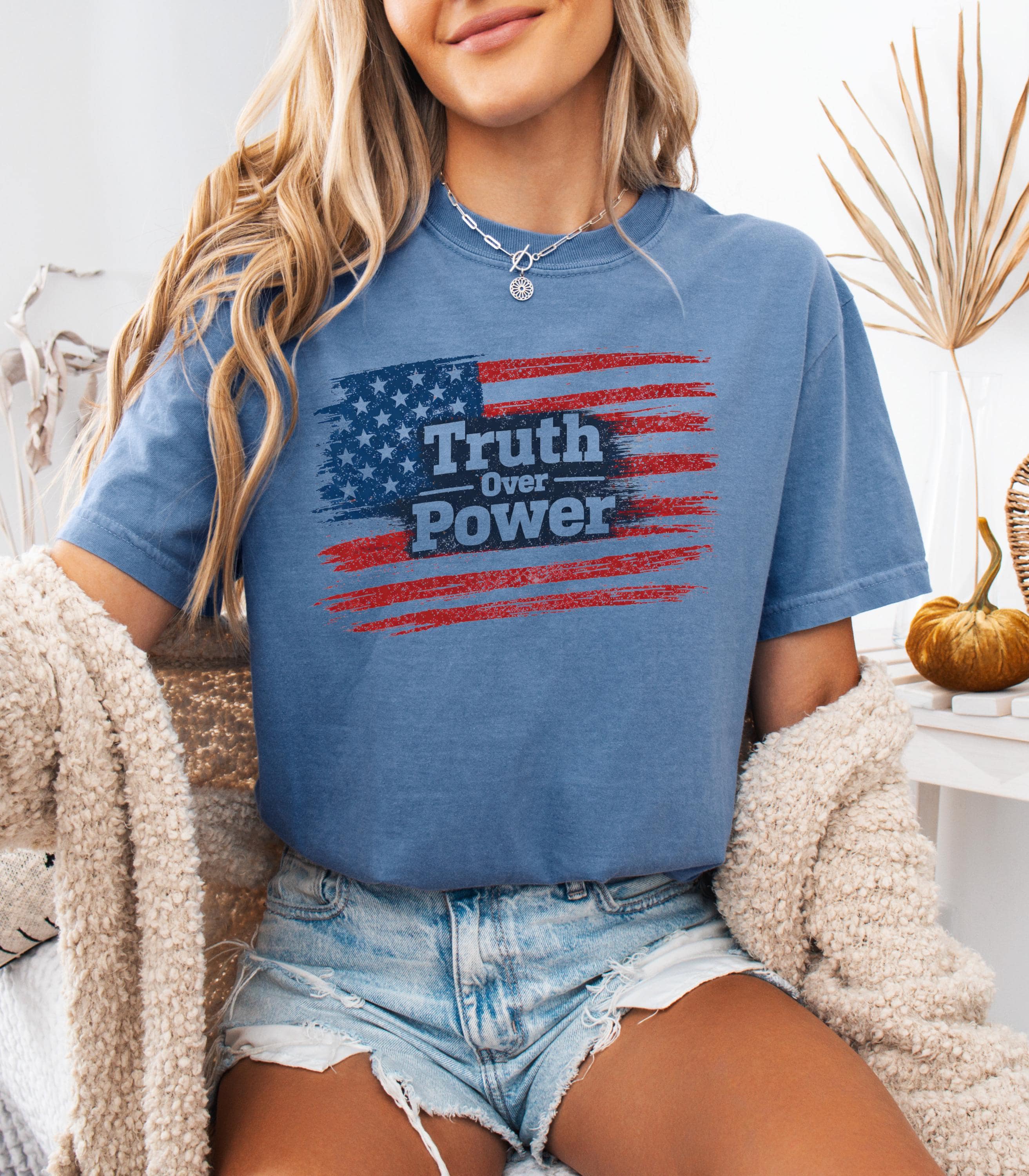 Truth Over Power Shirt – Patriotic USA Protest Tee