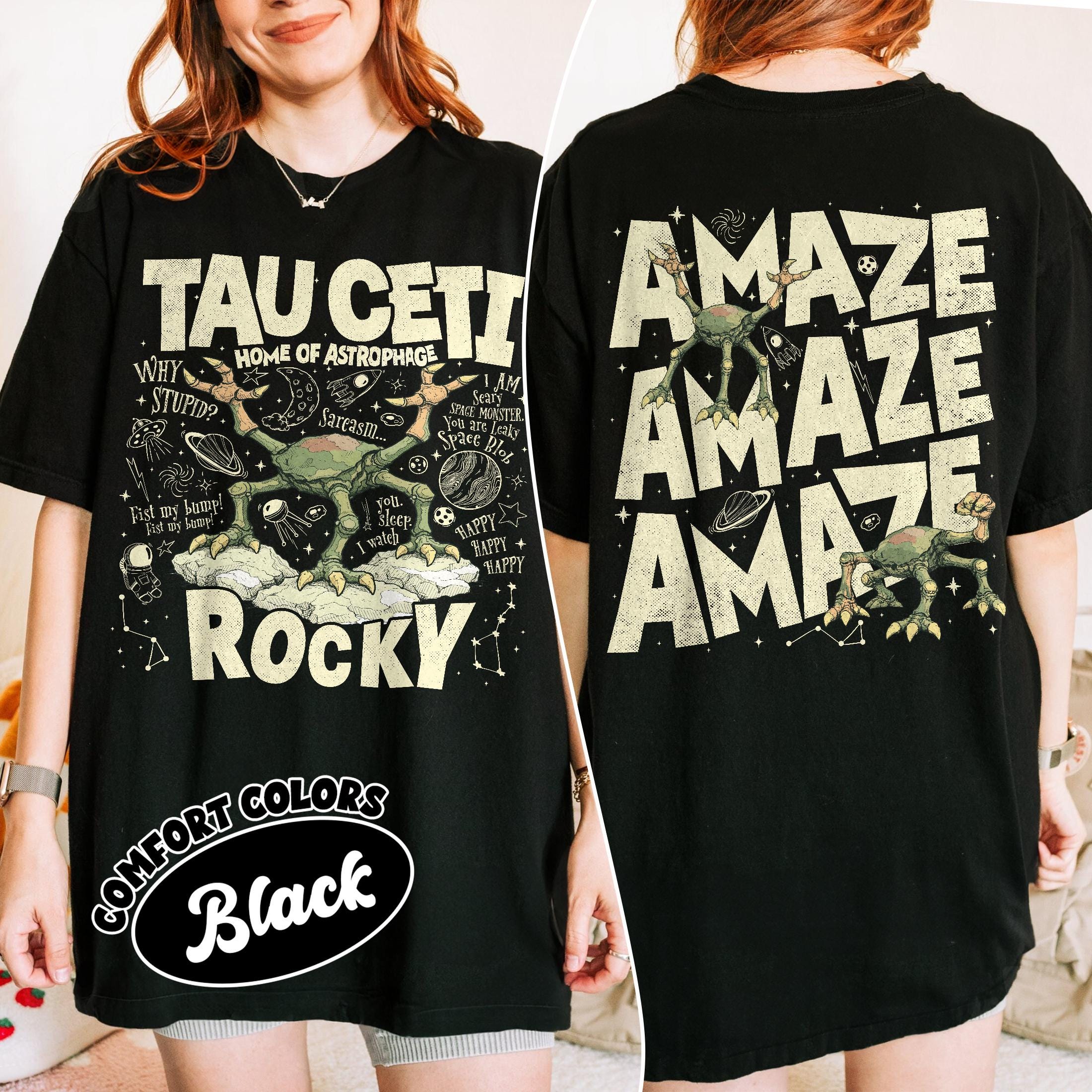 Rocky Tau Ceti Sci-Fi Shirt – Amaze Amaze Tee
