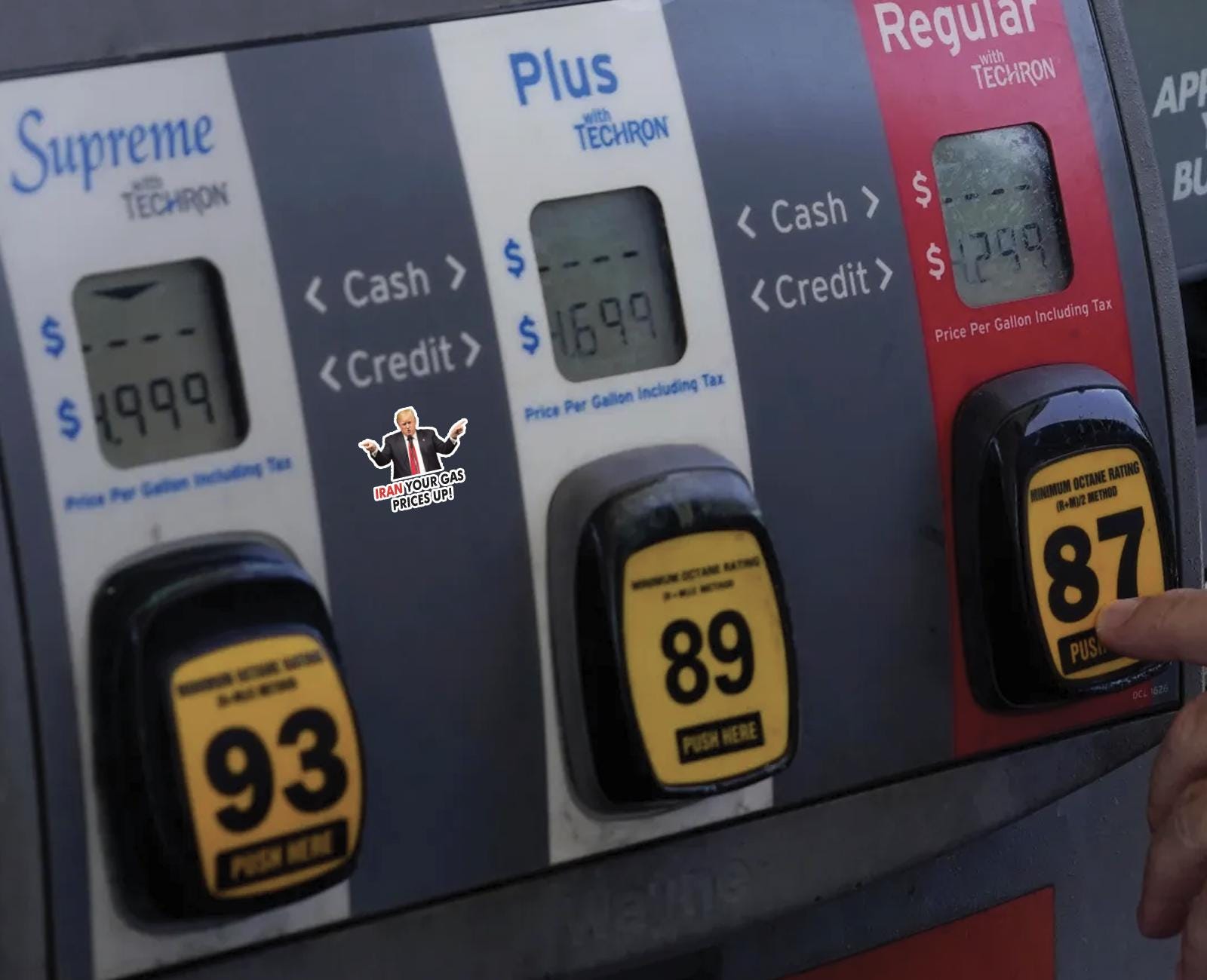 Iran Prices Up Sticker Pack – Funny Gas Pump Stickers