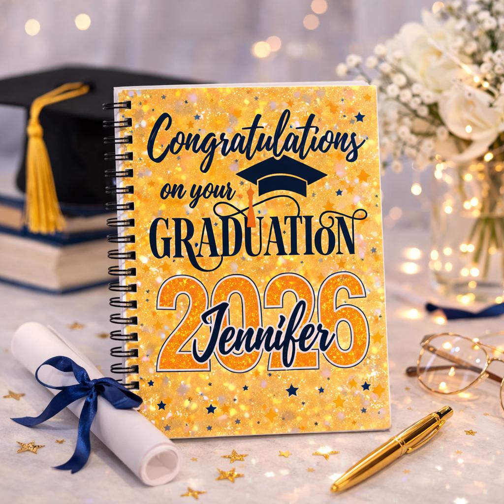 College Graduation Gift Card Book - Custom Class of 2026 Keepsake 🎓