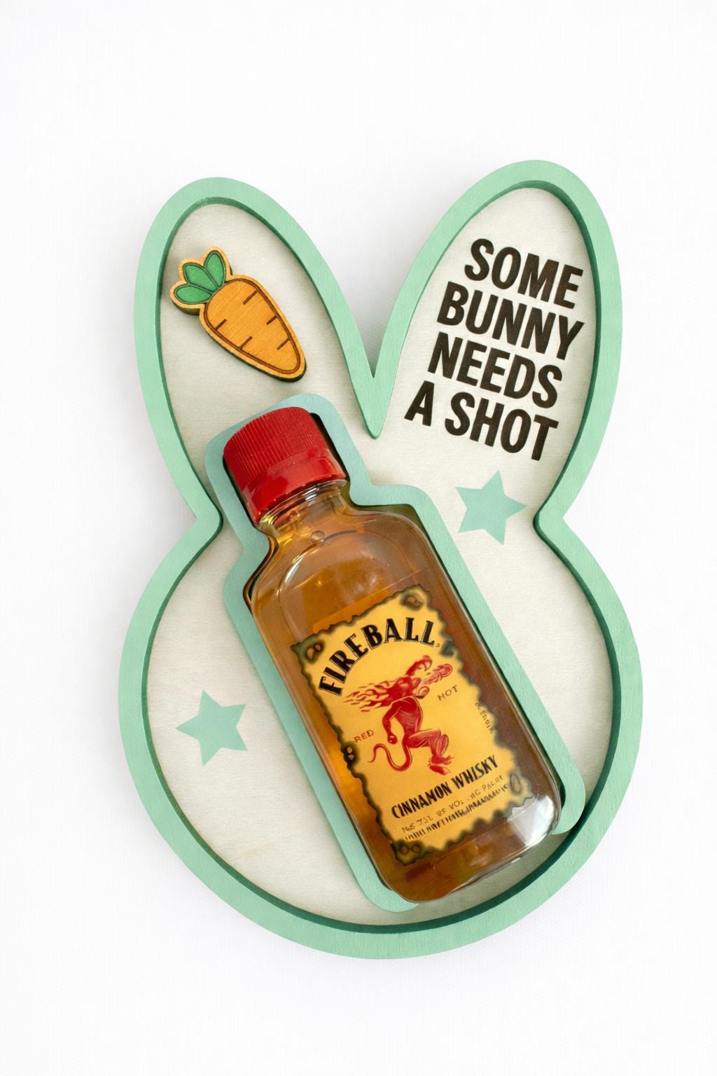Easter Bunny Mini Liquor Holder – Some Bunny Needs a Shot