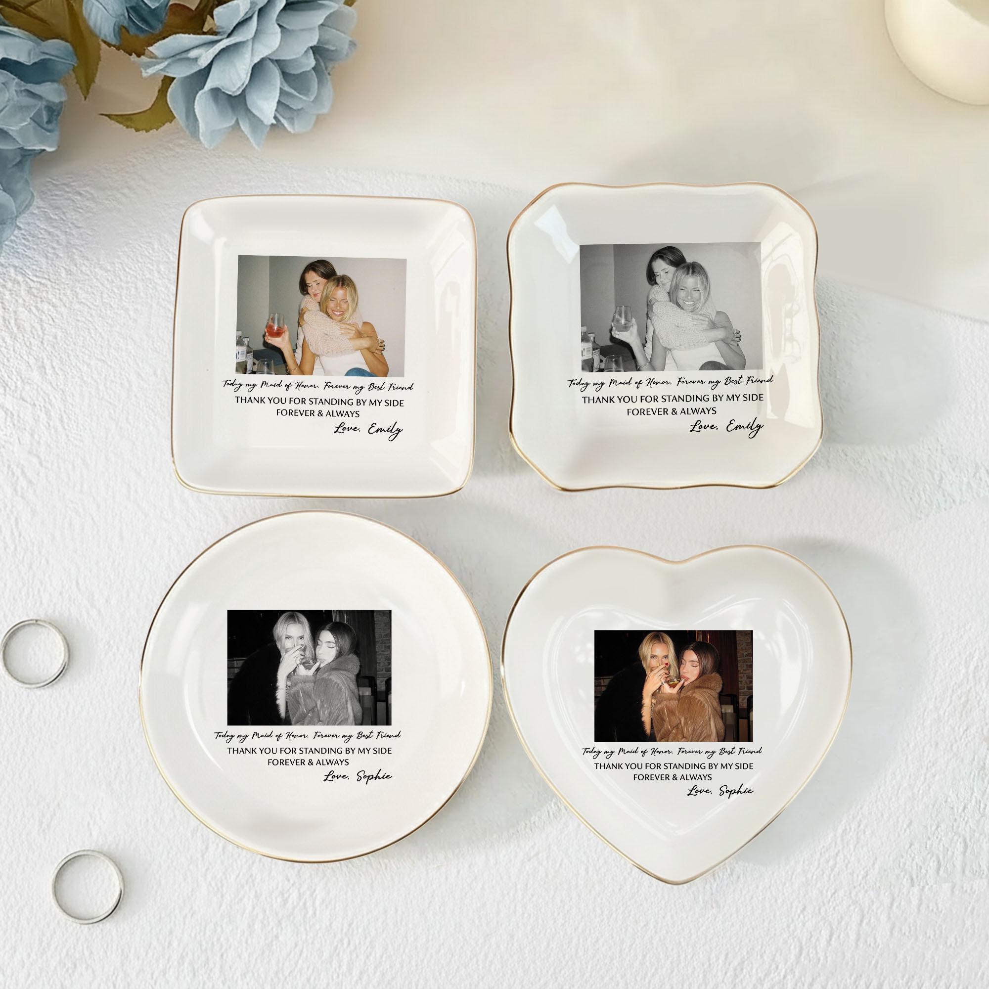 Personalized Maid of Honor Jewelry Tray