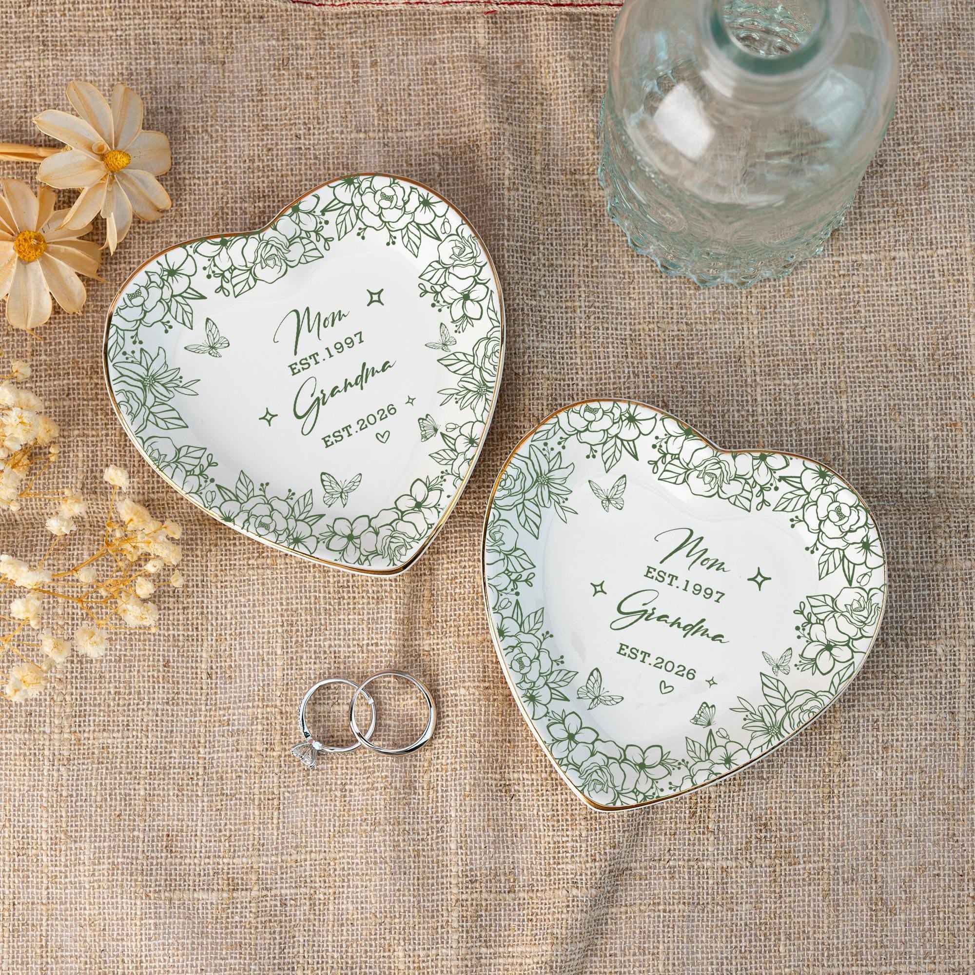 Custom Grandma-To-Be Jewelry Dish