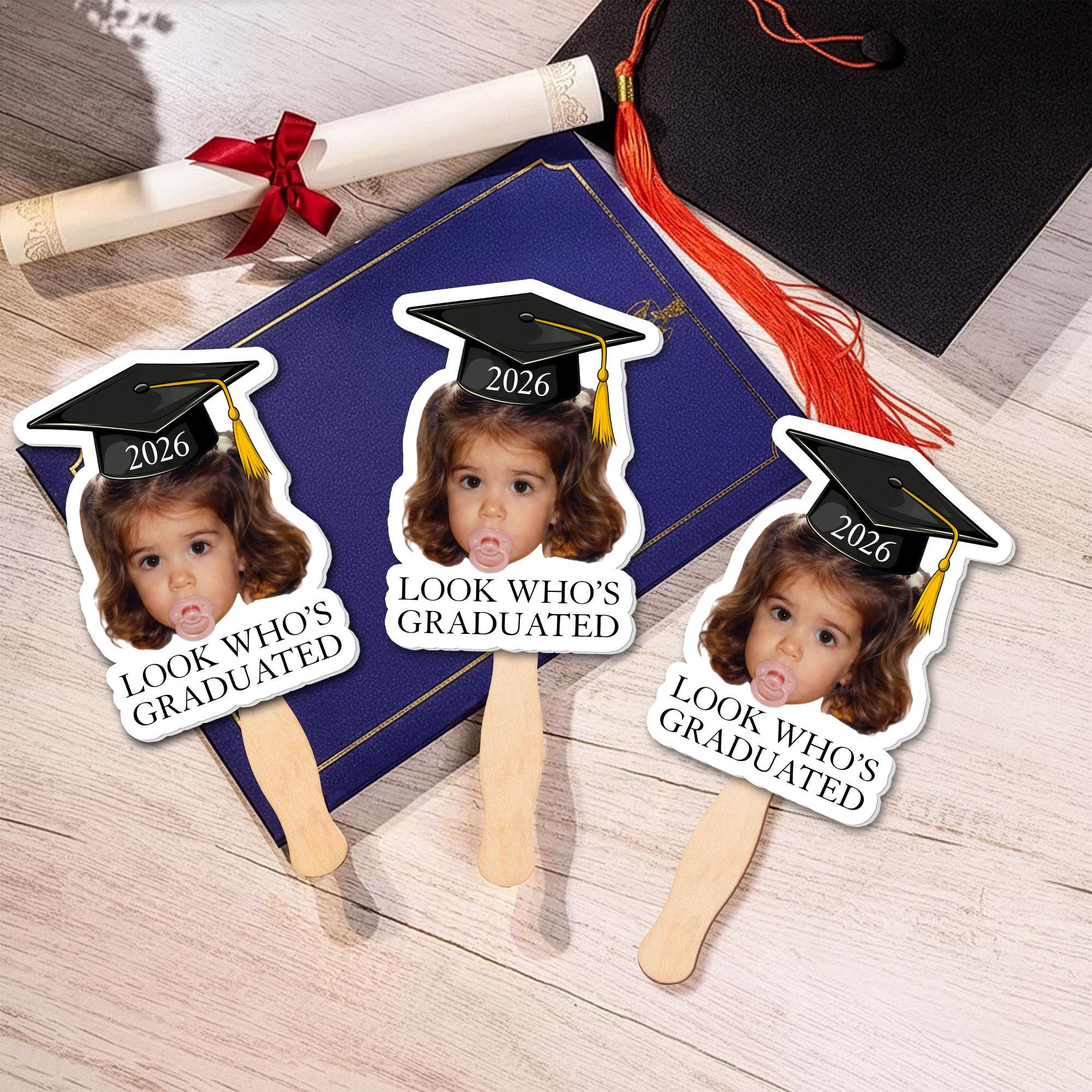 Personalized Graduation Photo Hand Fan