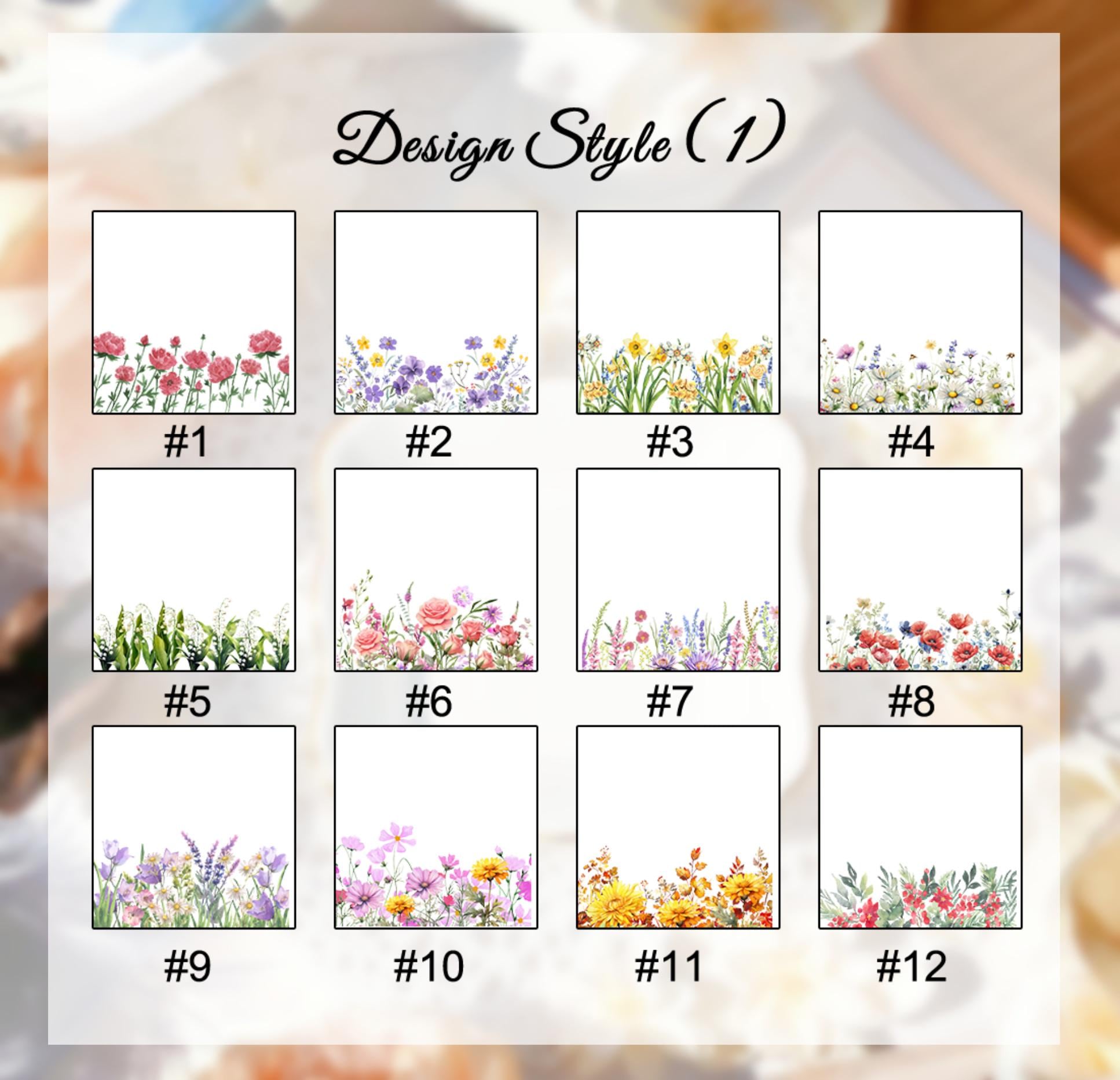 Personalized Wildflower Graduation Jewelry Tray