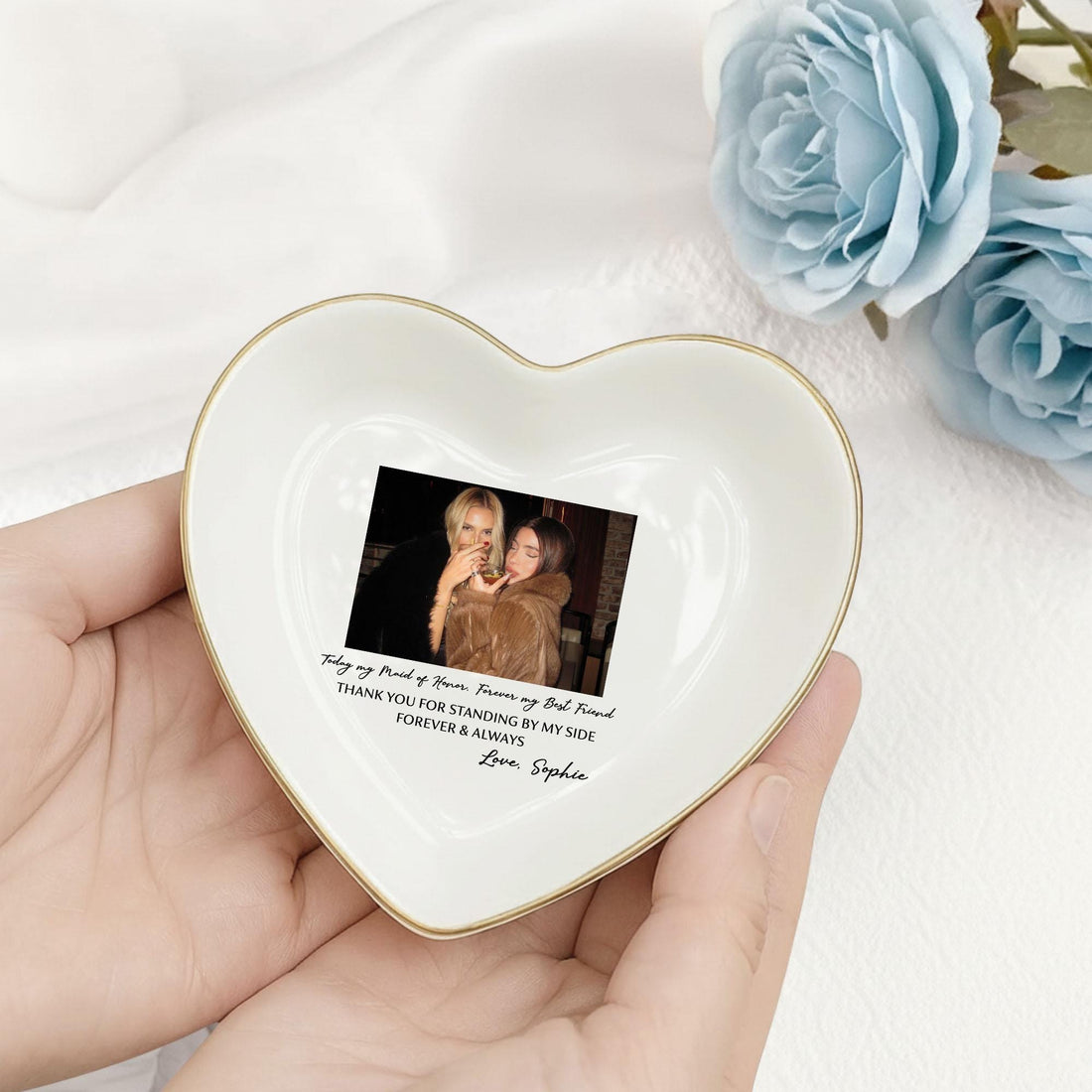 Personalized Maid of Honor Jewelry Tray
