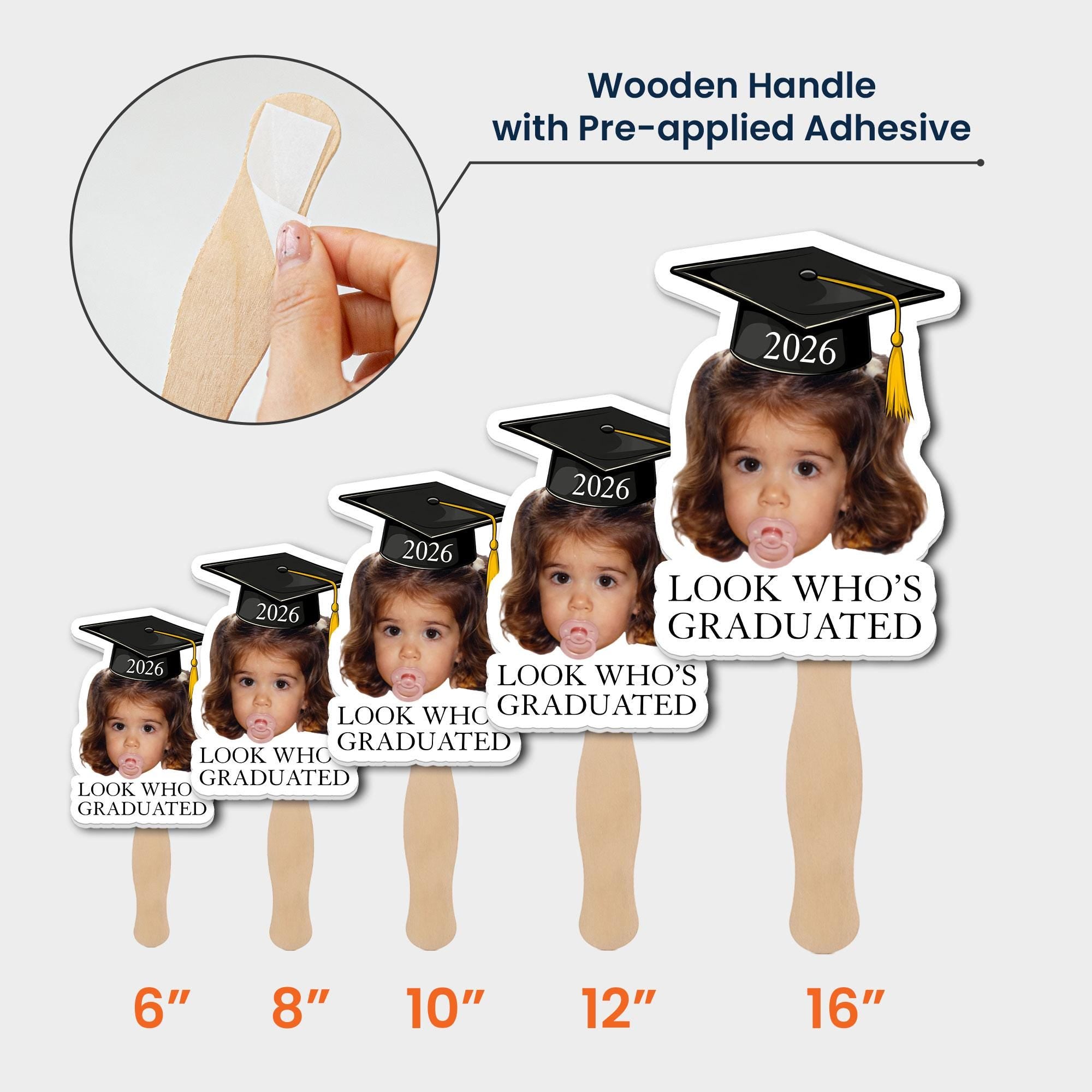 Personalized Graduation Photo Hand Fan