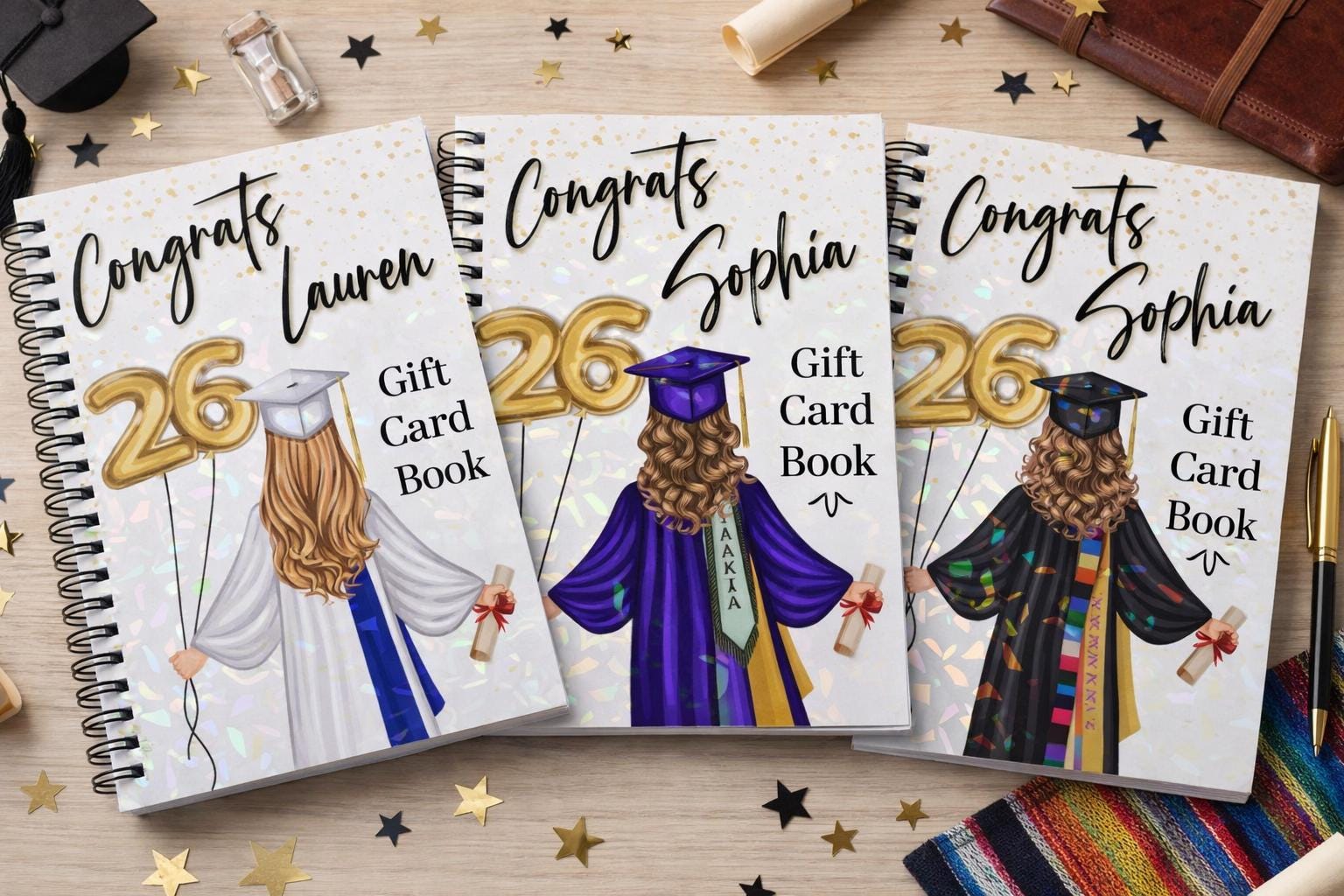 Graduation Gift Card Book – Build Your Own Custom Gift