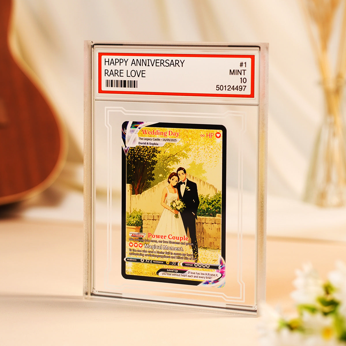 Personalized Poke Anniversary Acrylic Plaque, Gift for Him, Gift for Her, Wedding Gift