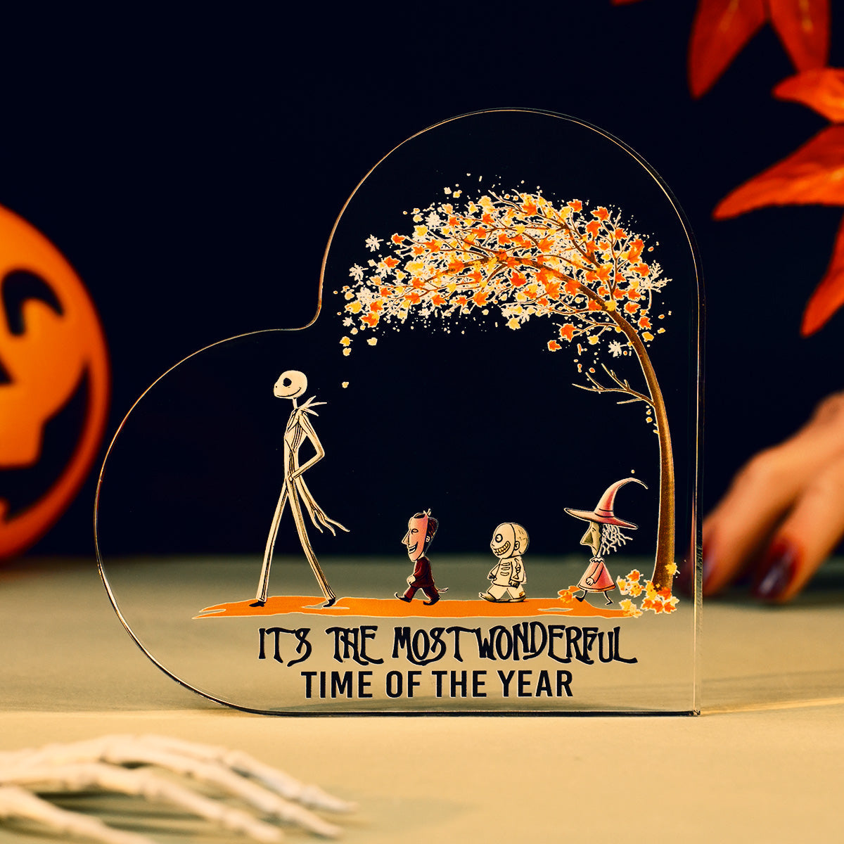 Its the Most Wonderful Time of the Year Halloween Acrylic Block Plaque