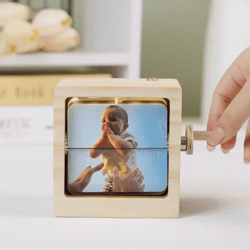 Personalized Flip Photo Box – Capture Moments, Forever