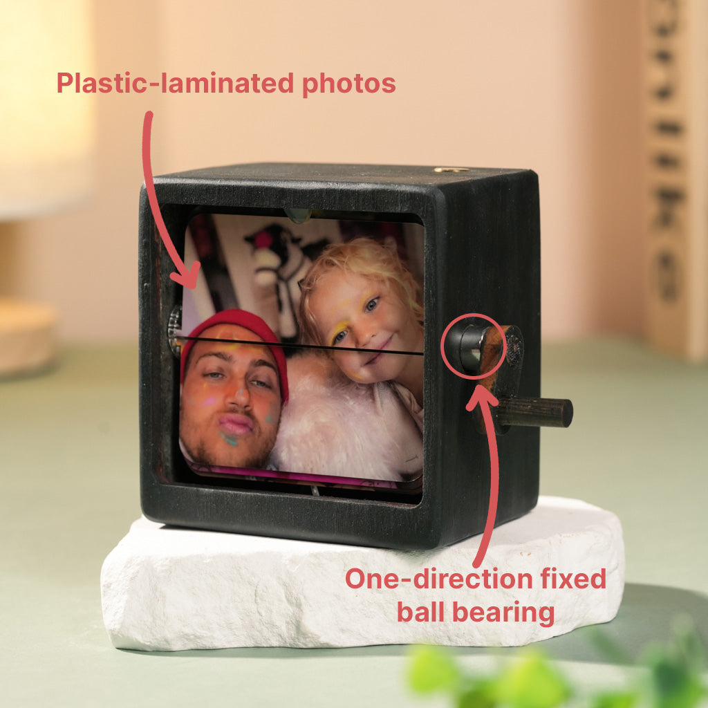Personalized Flip Photo Box – Capture Moments, Forever