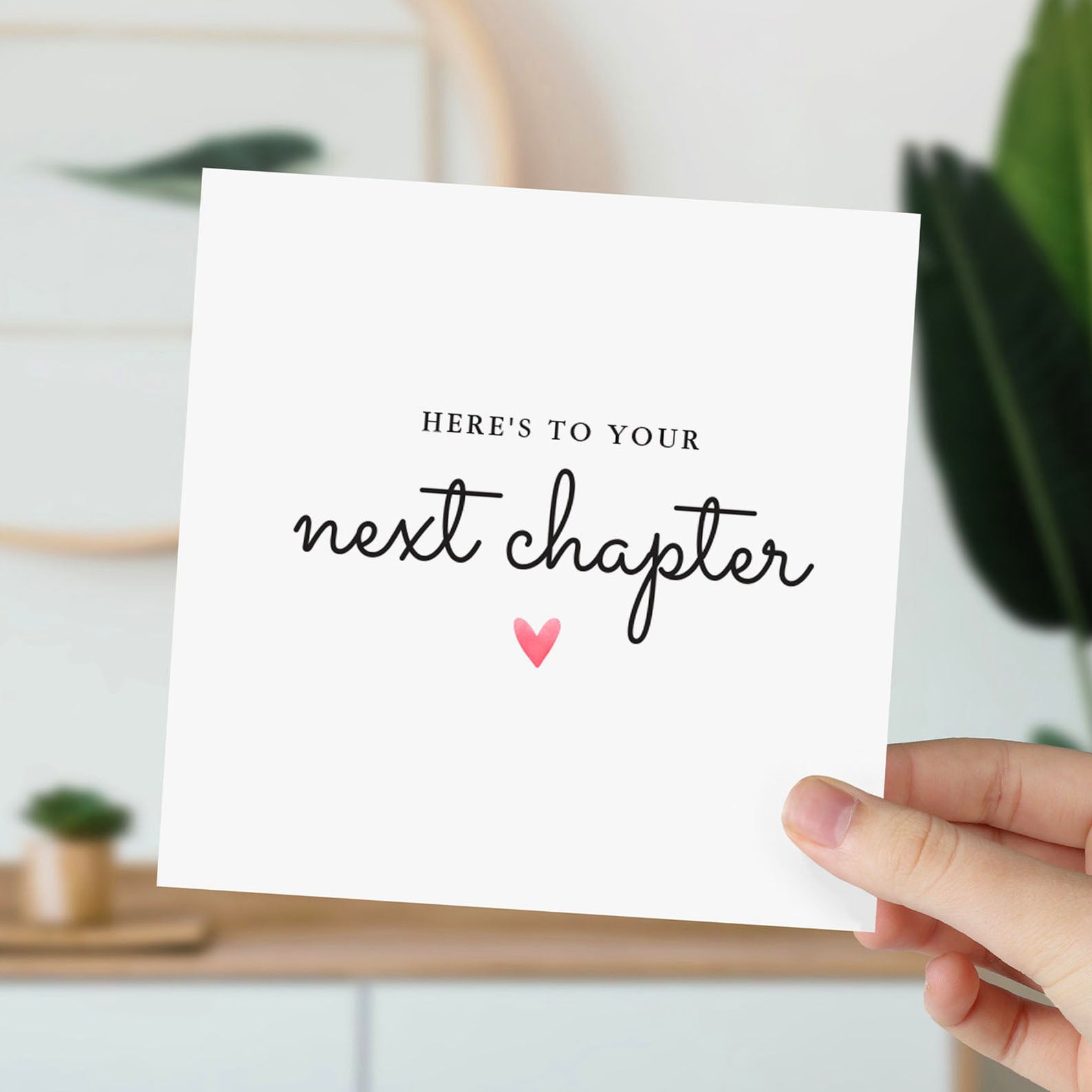 Here's to your next chapter