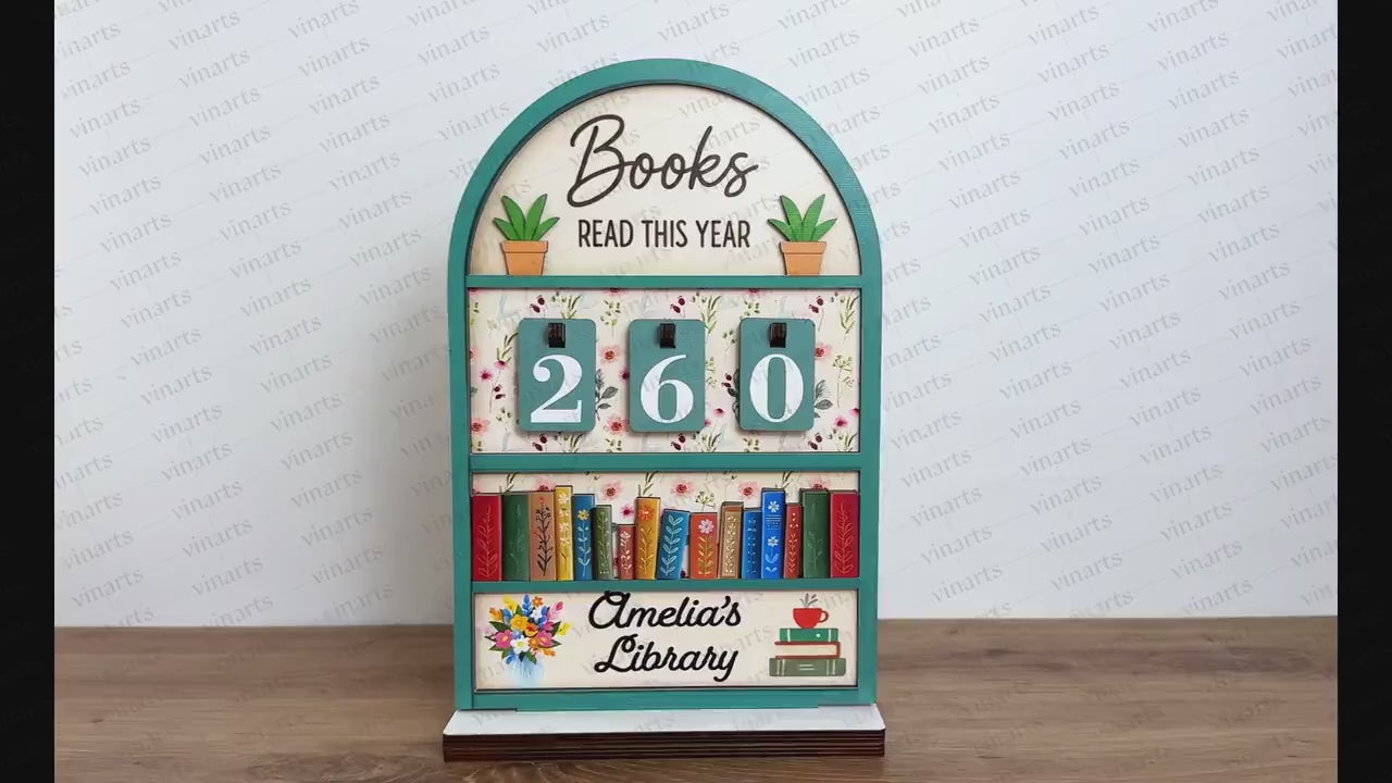 Personalized Wooden Decor – Custom Bookshop & Library Signs